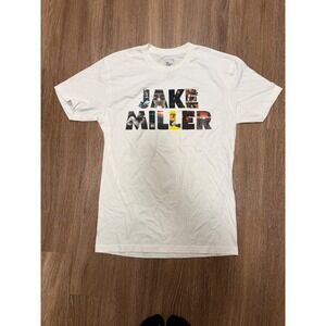 Jake Miller The Thread Shop White Graphic Music Tour T-Shirt‎ Mens Small S